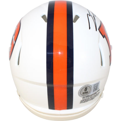 Talanoa Hufanga Autographed Denver Broncos 2023 Alternate Mini Helmet
