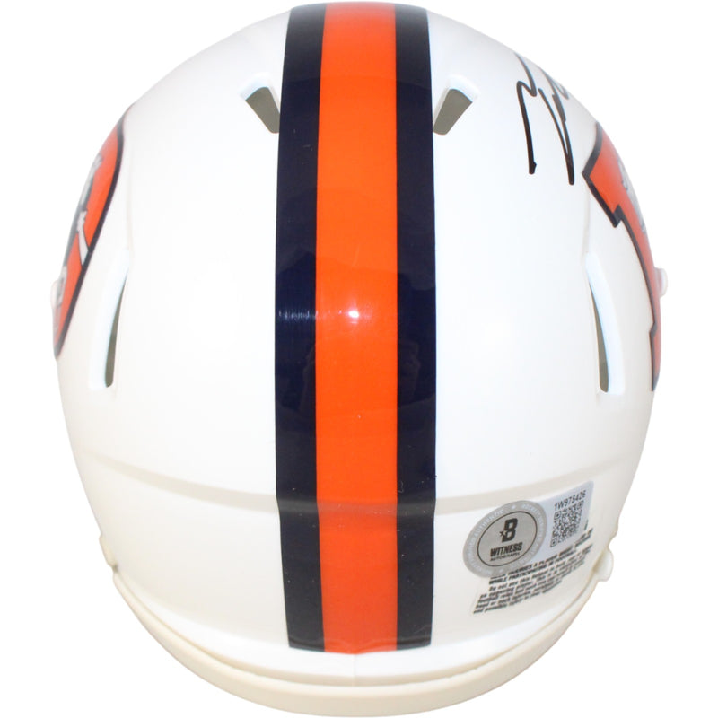 Talanoa Hufanga Autographed Denver Broncos 2023 Alternate Mini Helmet