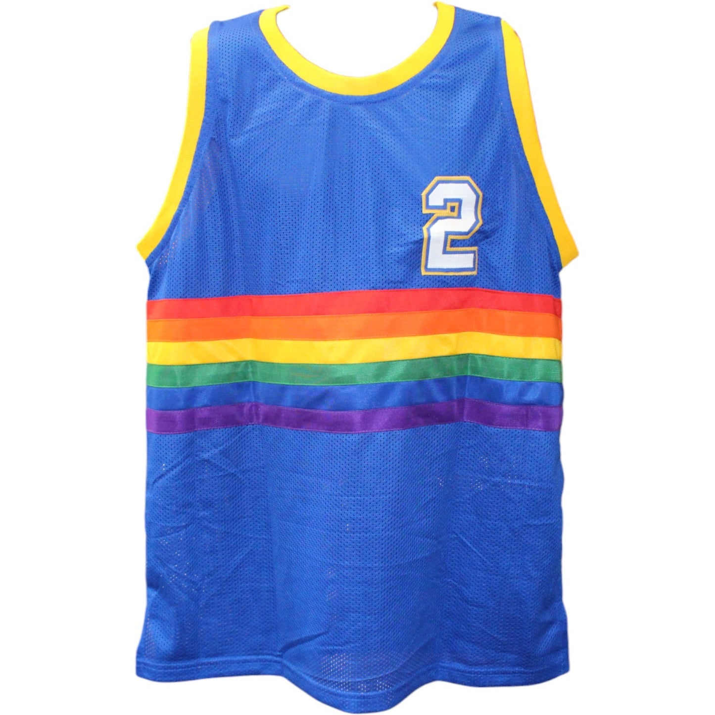 Alex English Autographed Blue Pro Style Jersey (HOF Inscribed)