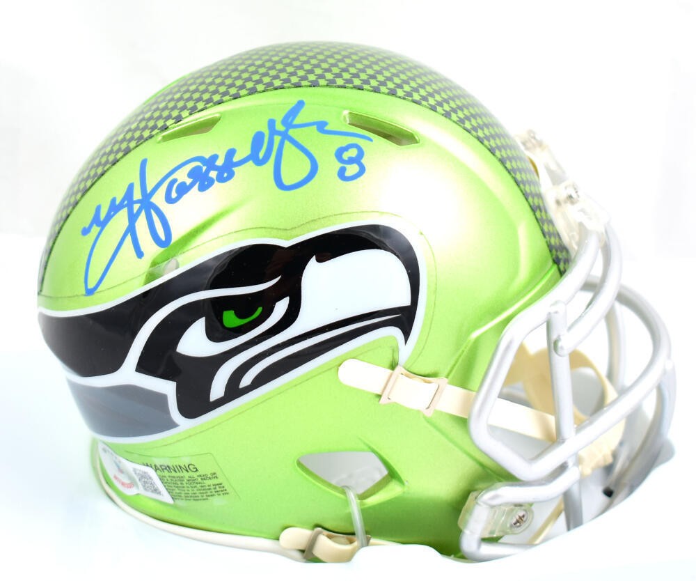 Matt Hasselbeck Autographed Seattle Seahawks Flash Speed Mini Helmet
