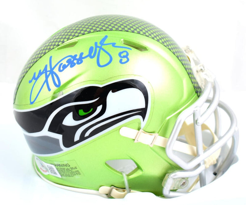 Matt Hasselbeck Autographed Seattle Seahawks Flash Speed Mini Helmet