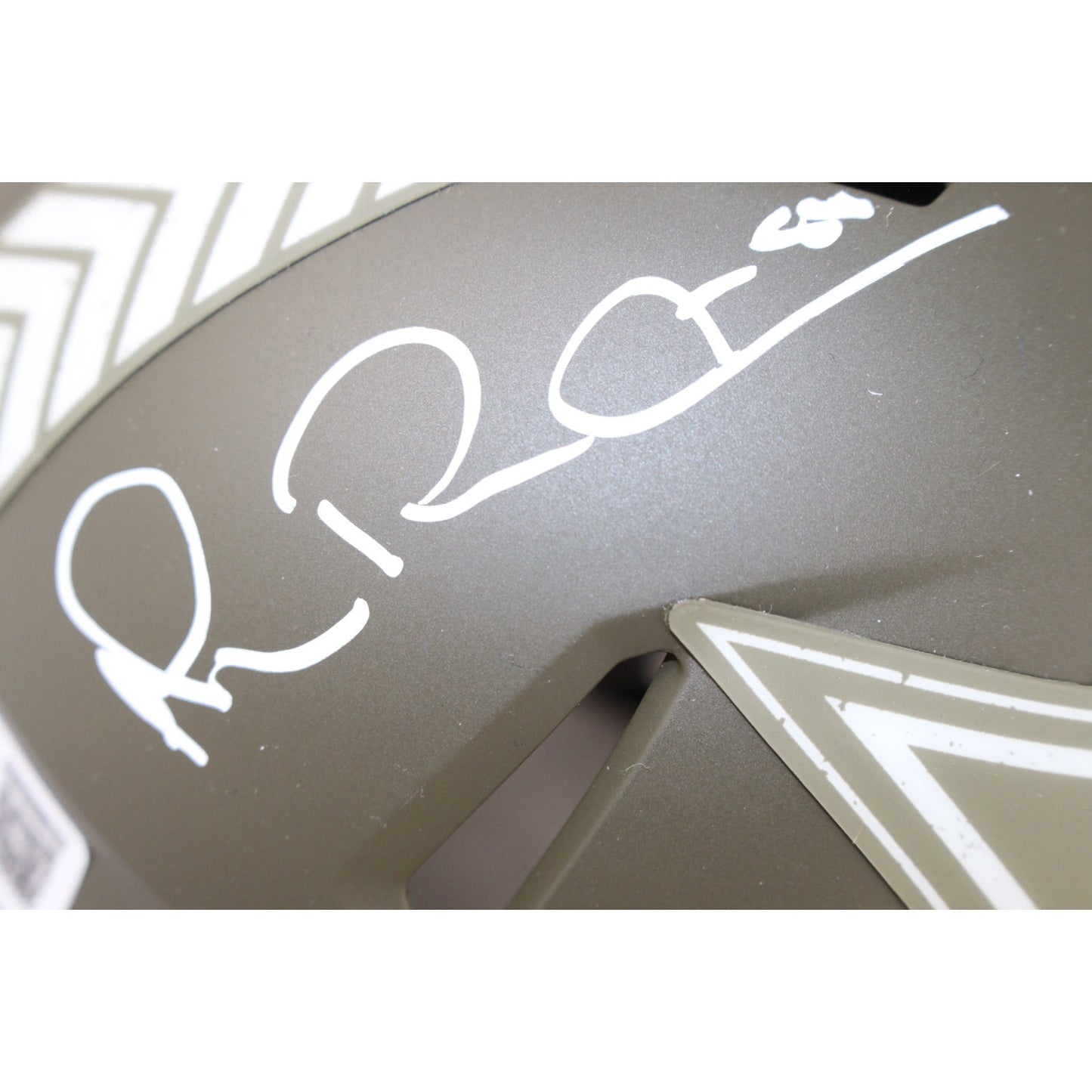 Michael Irvin Signed Dallas Cowboys 2022 Salute to Service Mini Helmet