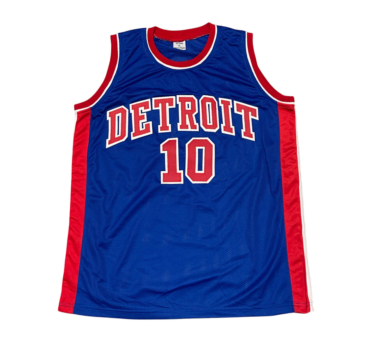 Dennis Rodman Signed Detroit Custom Basketball Jersey "The Worm" BAS