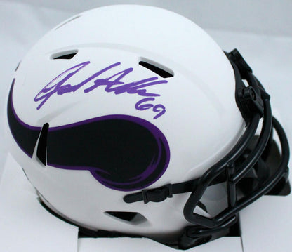Jared Allen Signed Minnesota Vikings Lunar Speed Mini Helmet