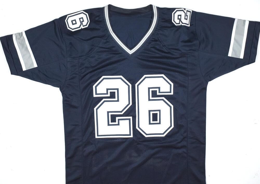 DaRon Bland Autographed Dallas Cowboys Custom Blue Jersey
