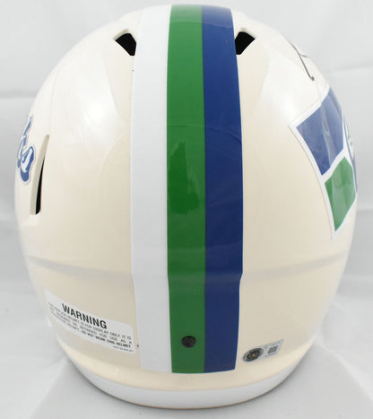 Sam Darnold Signed Seattle Seahawks Full Size Retro Speed Helmet