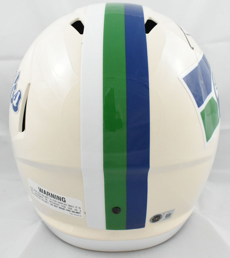 Sam Darnold Signed Seattle Seahawks Full Size Retro Speed Helmet