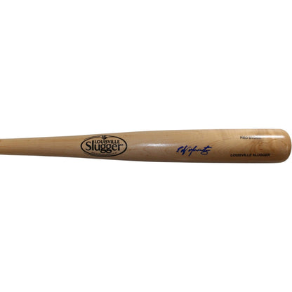 Edgar Martinez Autographed Seattle Mariners Blonde Baseball Bat