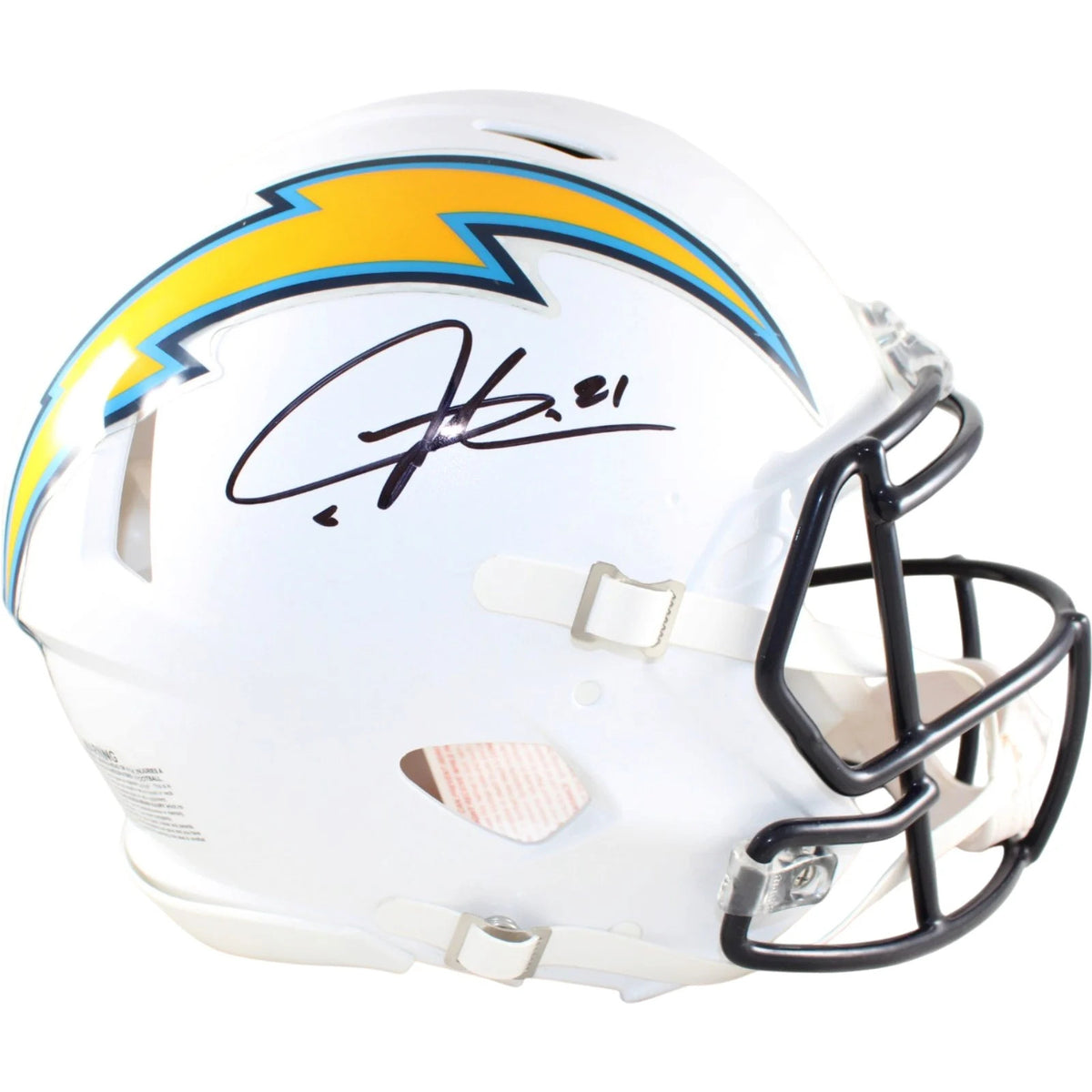 LaDainian Tomlinson Signed San Diego Chargers Throwback Proline Helmet