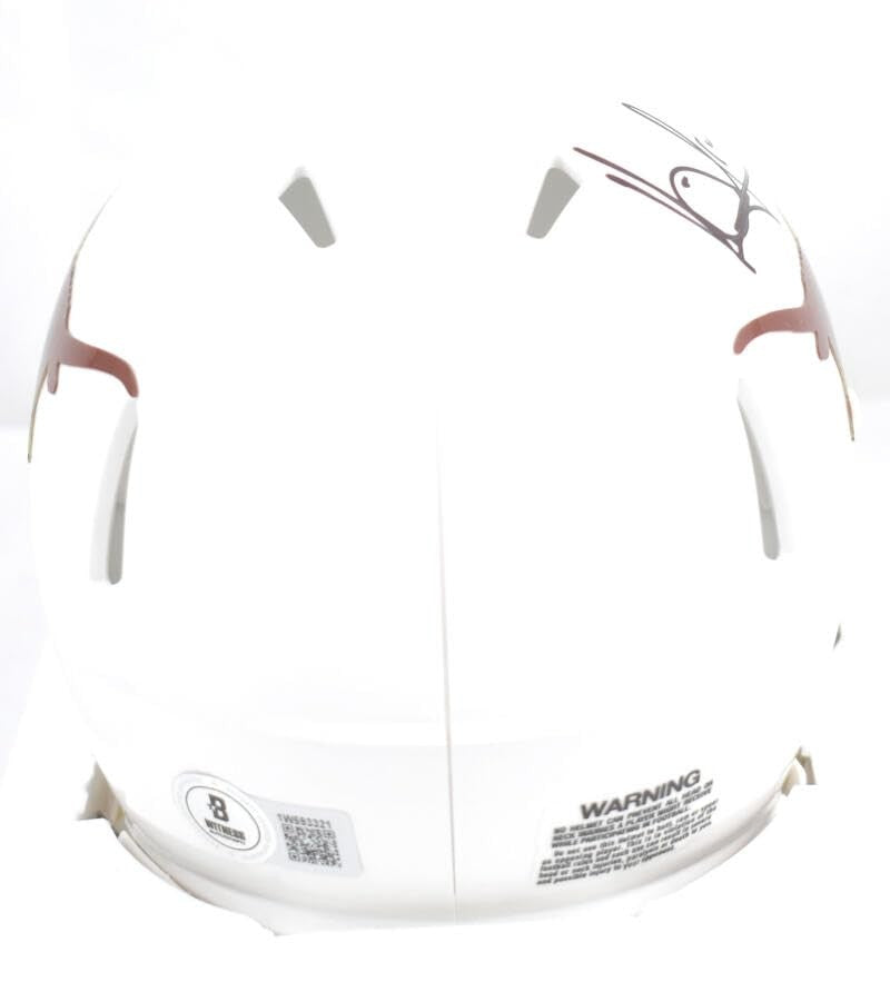 Vince Young Signed Texas Longhorns Black Speed Mini Helmet