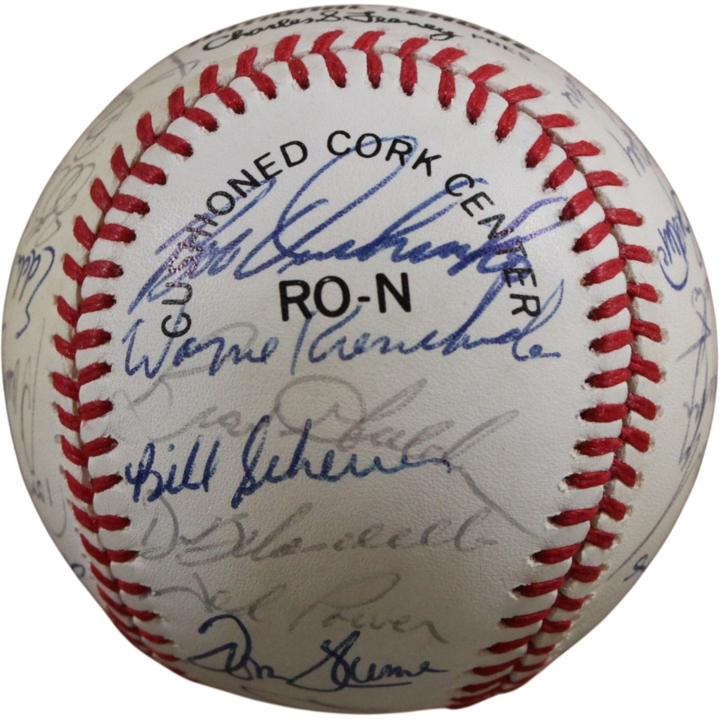 Cincinnati Reds 1984 Team Signed Multi-Signature NL Baseball Beckett LOA