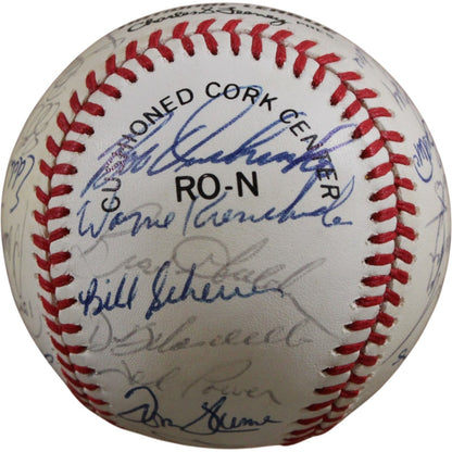 Cincinnati Reds 1984 Team Signed Multi-Signature NL Baseball Beckett LOA