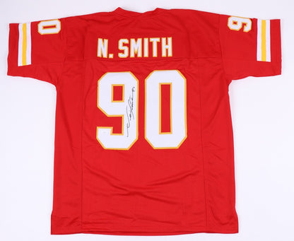 Neil Smith Autographed Kansas City Chiefs Custom Jersey