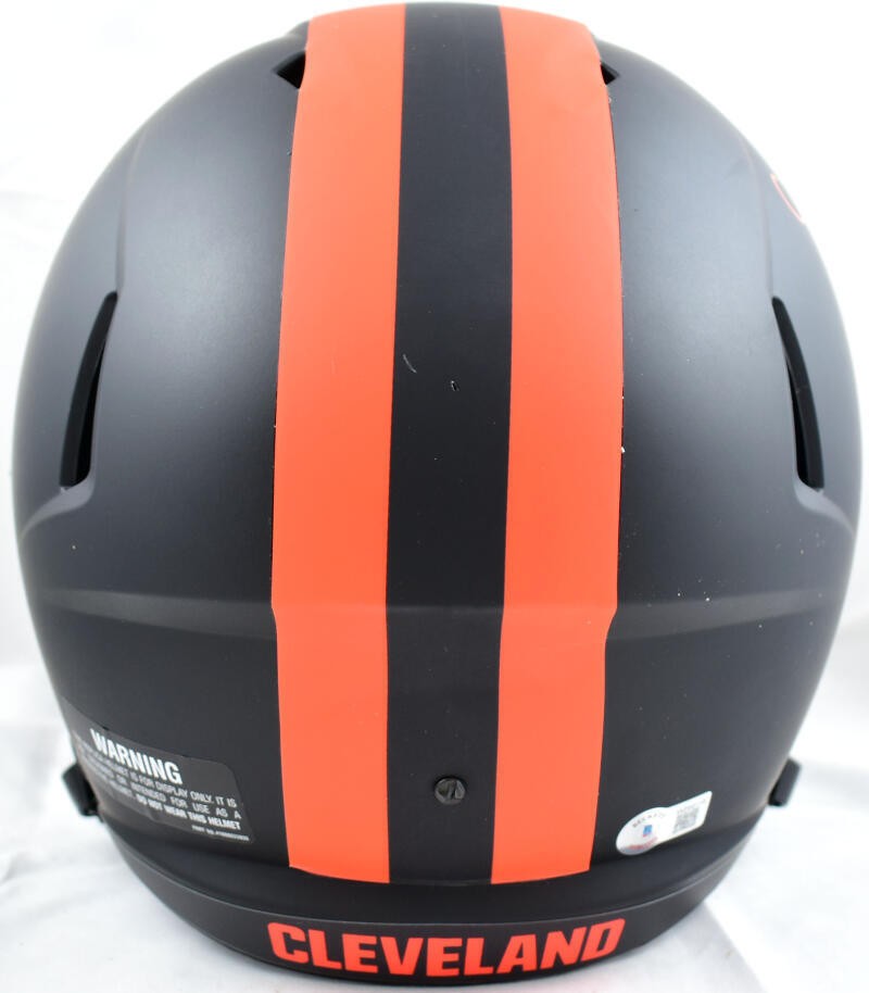 Nick Chubb Signed Cleveland Browns Eclipse Full Size Helmet