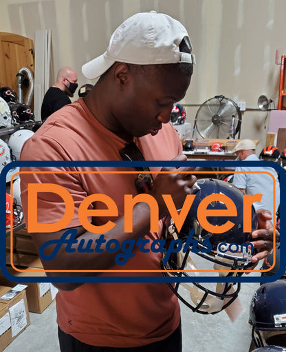 Roquan Smith Signed Chicago Bears Authentic Speed Helmet (Bear Down)