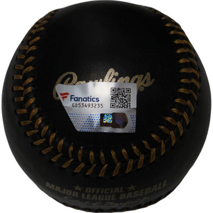 Gerrit Cole Autographed New York Yankees OML Black Baseball