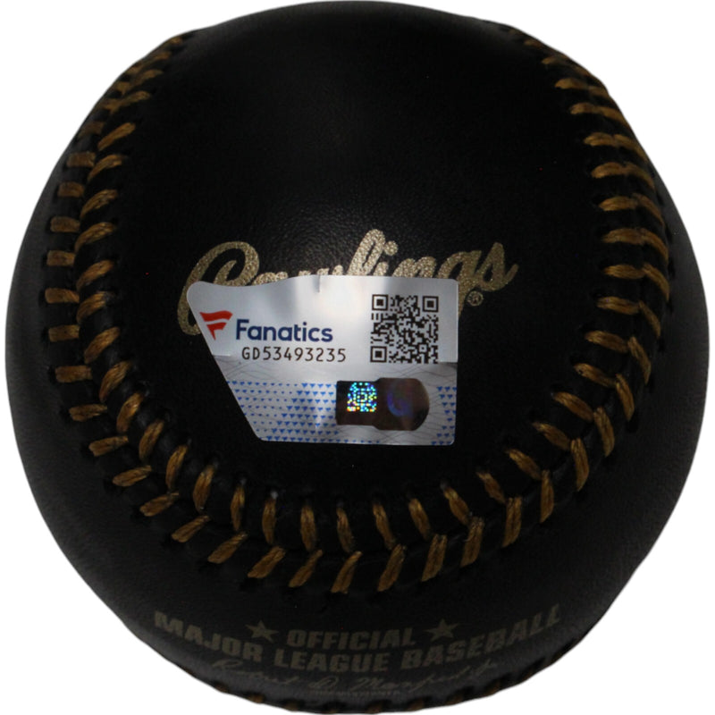 Gerrit Cole Autographed New York Yankees OML Black Baseball