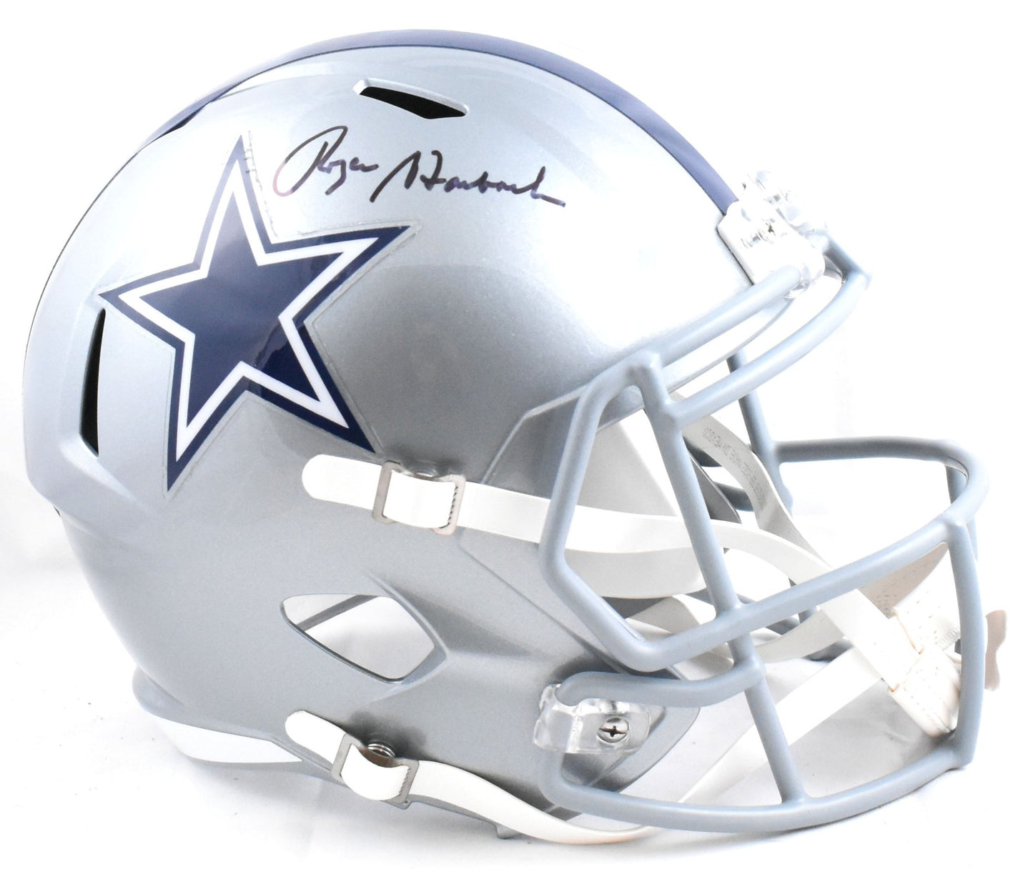Roger Staubach Autographed Dallas Cowboys Full Size Speed Helmet