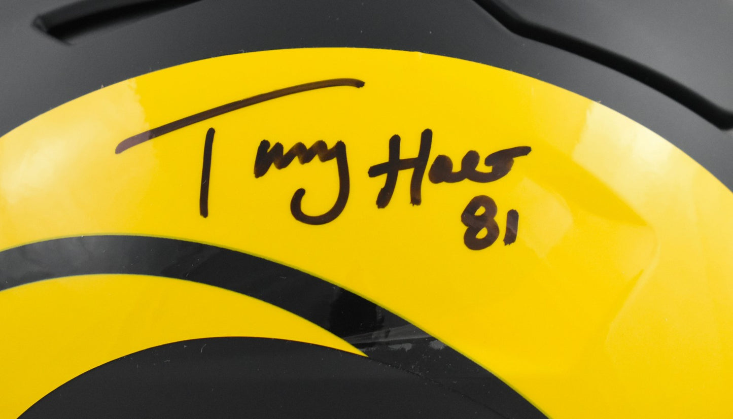 Torry Holt Autographed Los Angeles Rams Full Size Rivalries Speedflex Helmet