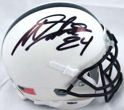 Miles Sanders Autographed Penn State Nittany Lions Black Mini Helmet