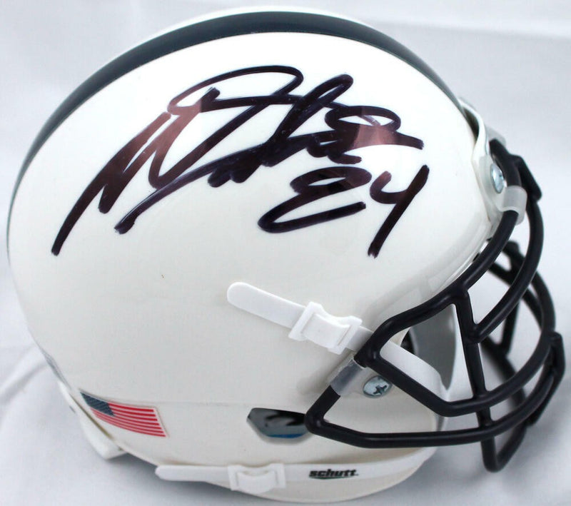 Miles Sanders Autographed Penn State Nittany Lions Black Mini Helmet