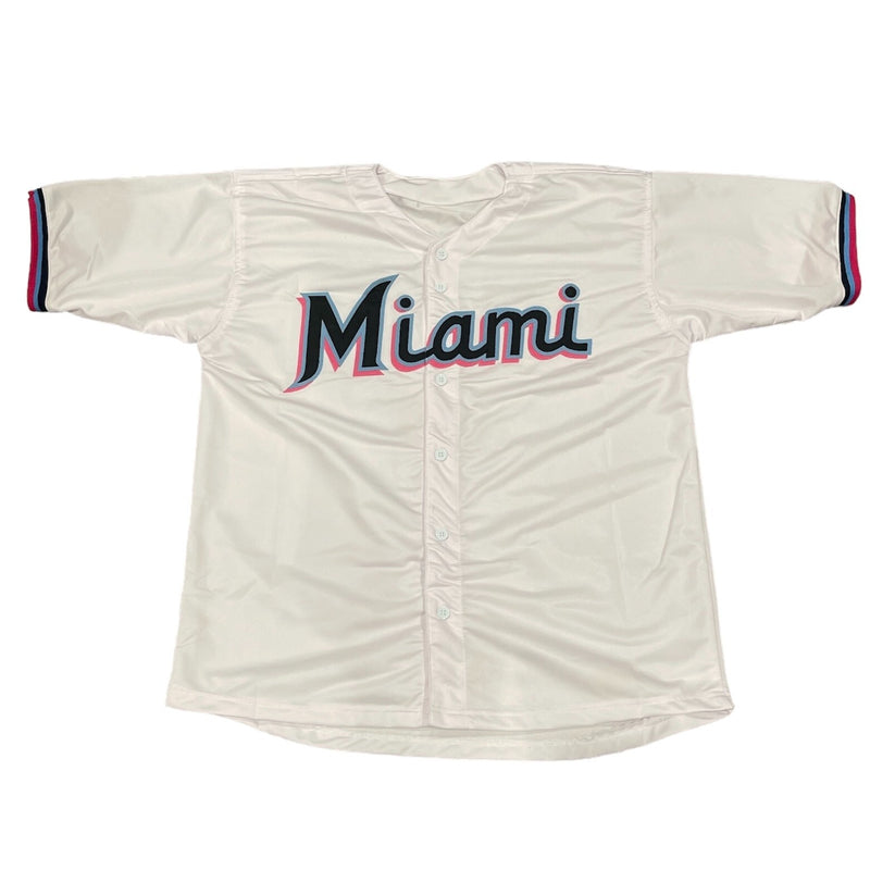 Luis Arraez Signed Miami Marlins Custom Jersey (Beckett COA)