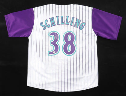Curt Schilling Signed Arizona Diamondbacks Custom Jersey
