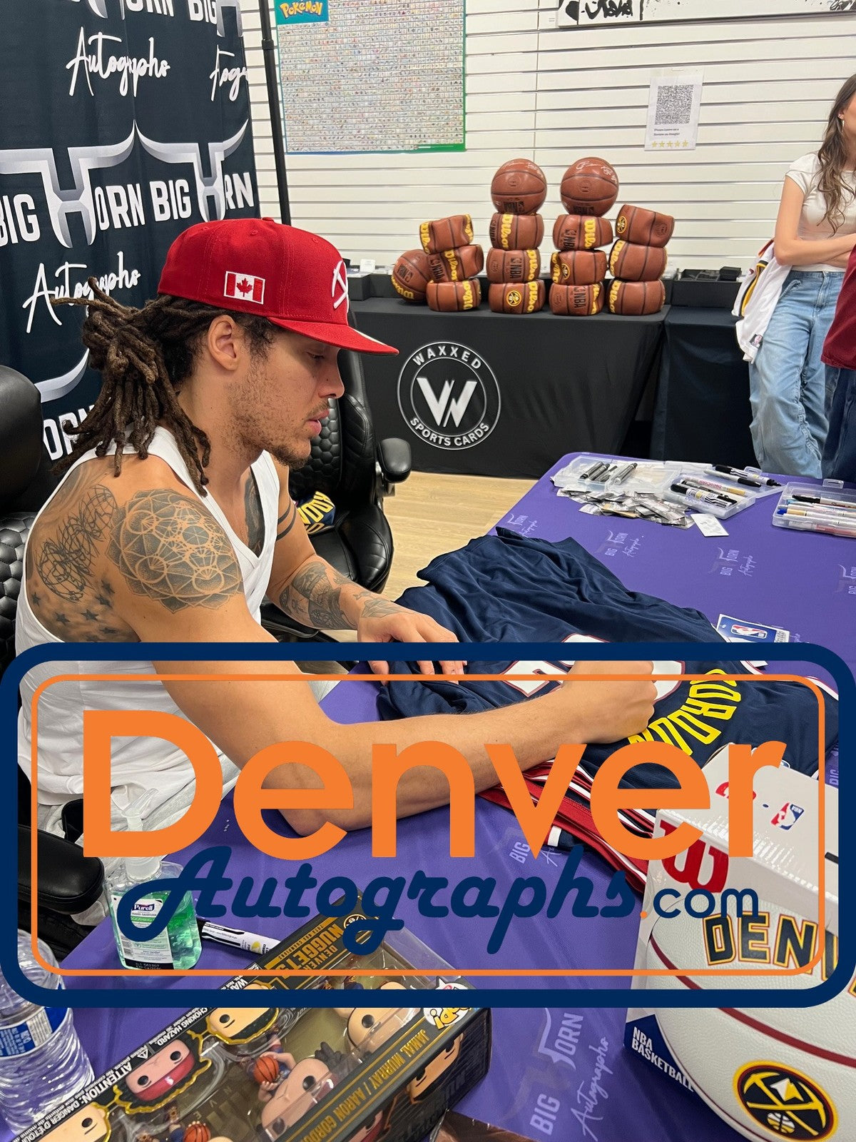 Aaron Gordon Signed Denver Nuggets Fastbreak Basketball Jersey