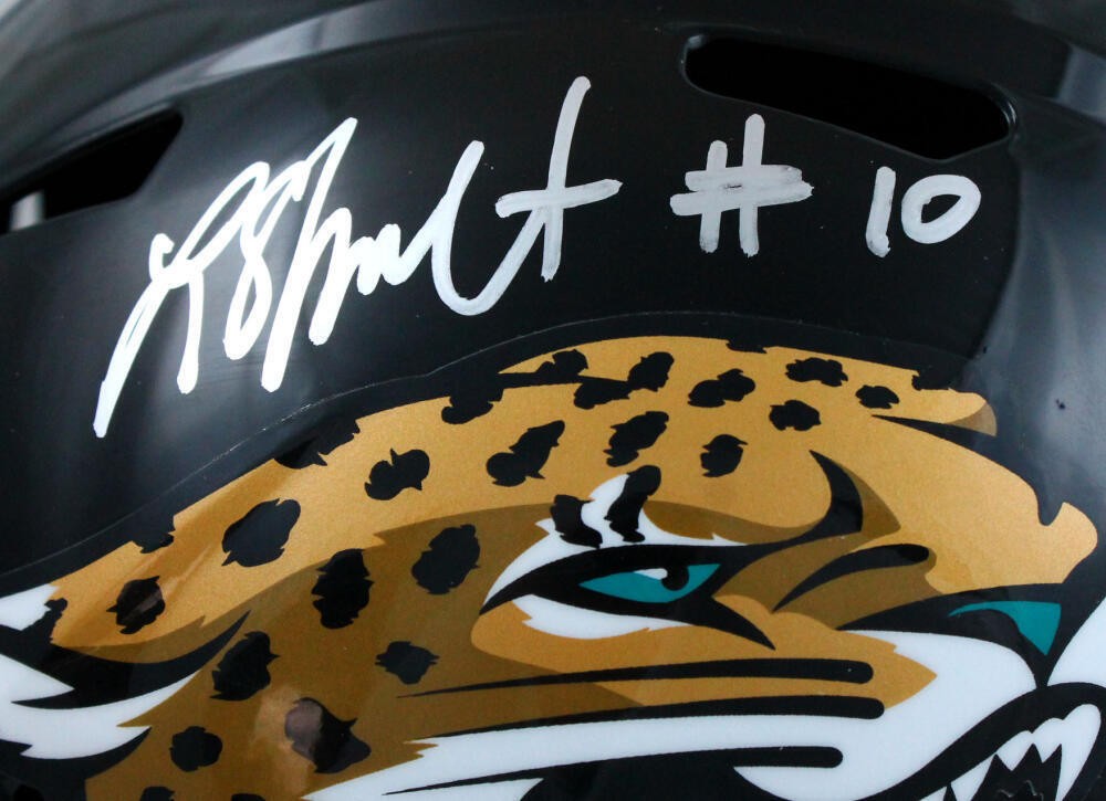 Laviska Shenault Jr Signed Jacksonville Jaguars Full Size Speed Helmet