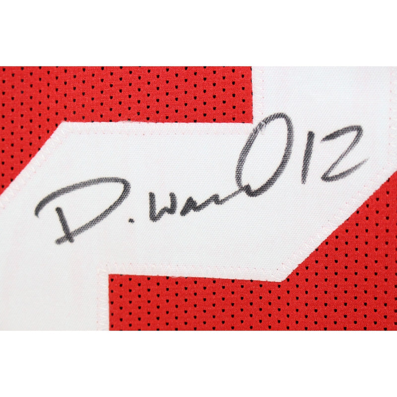 Denzel Ward Signed College Style Custom Football Jersey