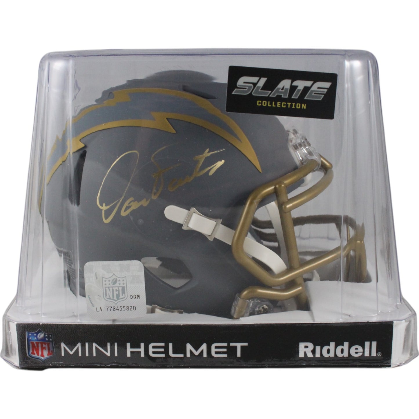 Dan Fouts San Diego Chargers Autographed Slate Mini Helmet