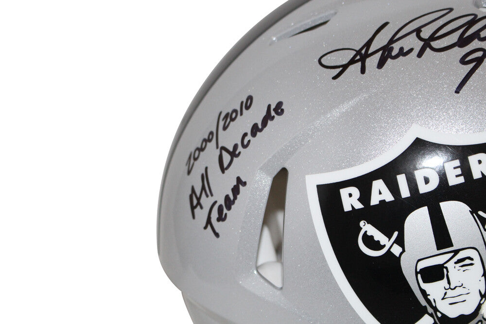 Shane Lechler Signed Oakland Raiders Authentic Speed Full Size Helmet BAS