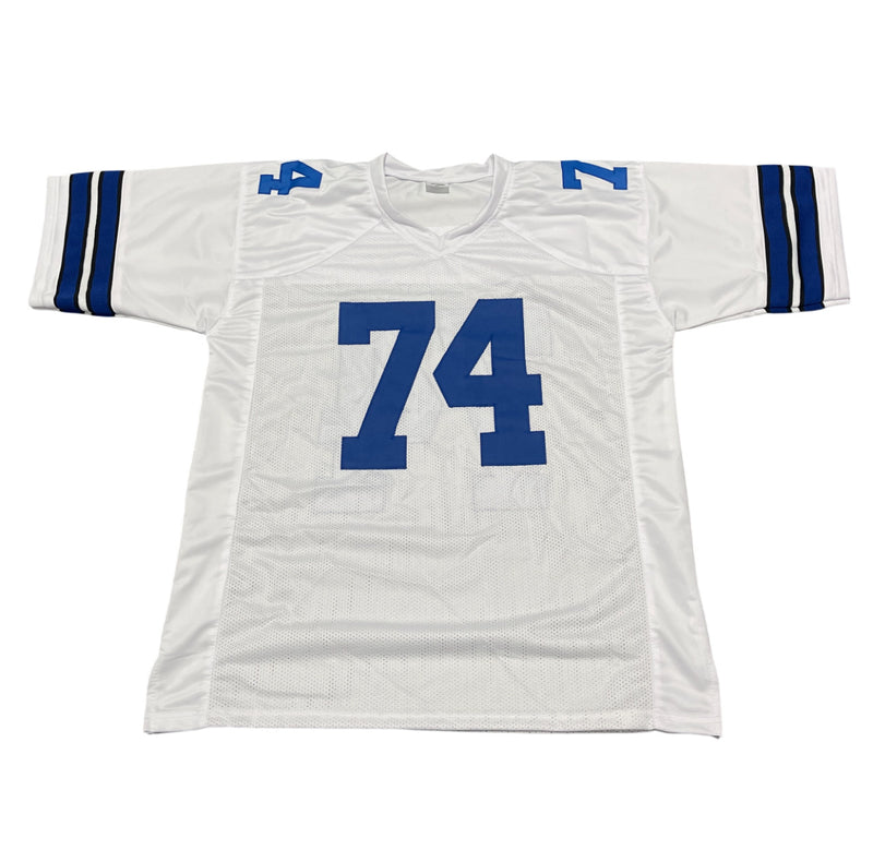 Bob Lilly Signed Dallas Cowboys Custom Jersey with 2 Inscriptions BAS COA