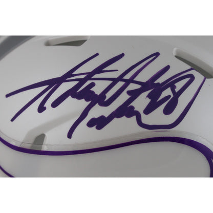 Adrian Peterson Autographed Minnesota Vikings 2024 Alternate Mini Helmet