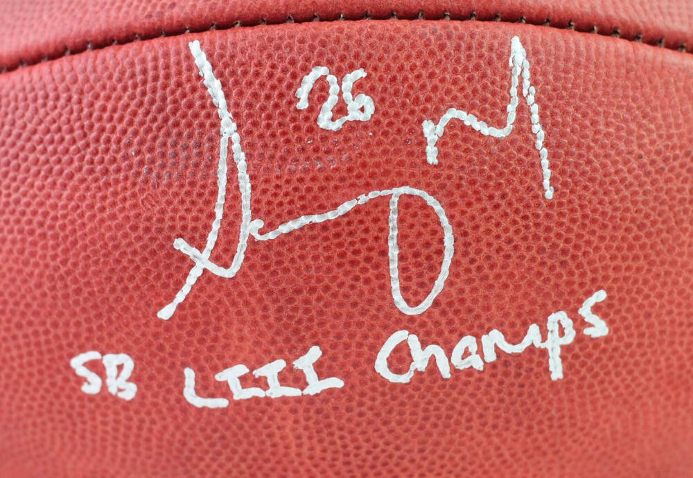 Sony Michel Signed New England Patriots Duke Football