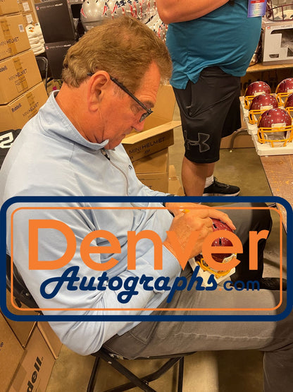 Joe Theismann Signed Washington Football Team Mini Helmet (83 MVP)