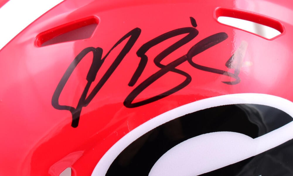 Champ Bailey Signed Georgia Bulldogs Black Speed Mini Helmet
