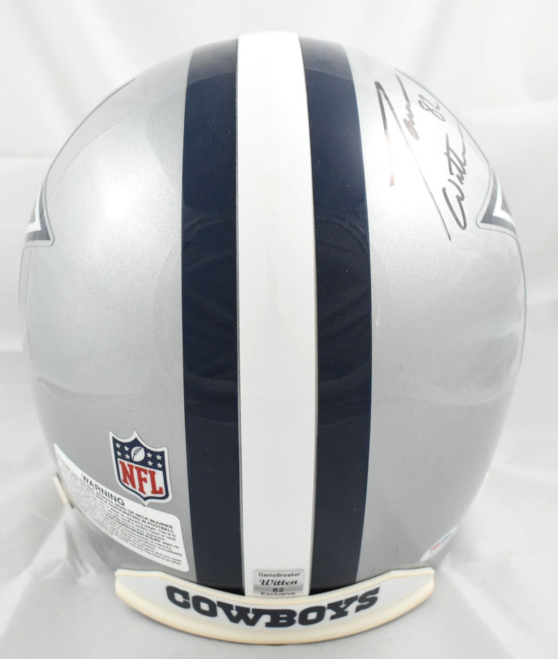 Tony Romo and Jason Witten Signed Dallas Cowboys Authentic Full Size Helmet