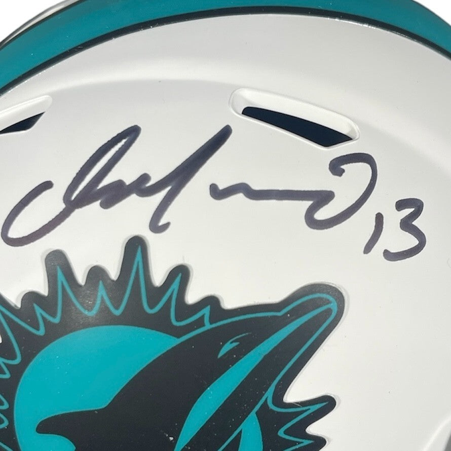 Dan Marino Miami Dolphins Signed Riddell Lunar Eclipse Mini Helmet