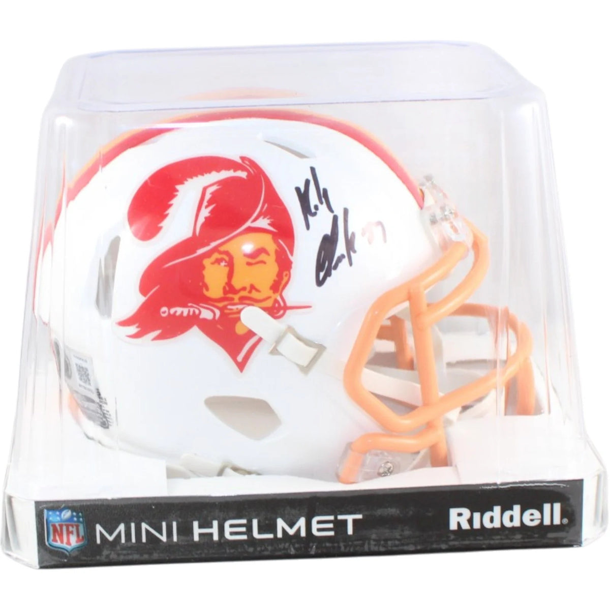 Rob Gronkowski Signed Tampa Bay Buccaneers Throwback Mini Helmet