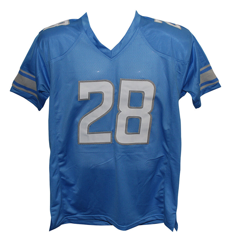Adrian Peterson Autographed Detroit Lions Style Custom Football Jersey