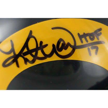 Kurt Warner Signed St. Louis Rams Throwback Mini Helmet (HOF Inscription)
