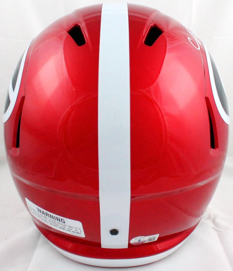 Nick Chubb Signed Georgia Bulldogs Full Size Flash Speed Helmet