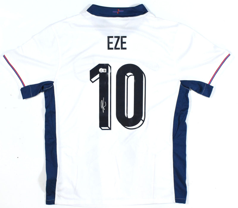 Eberechi Eze Autographed England National Team Home Jersey