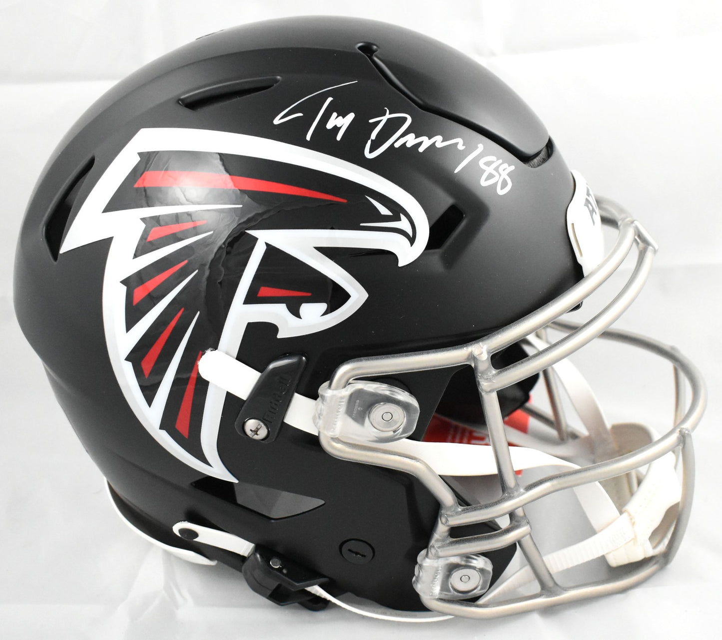 Tony Gonzalez Autographed Atlanta Falcons Riddell SpeedFlex Authentic Helmet