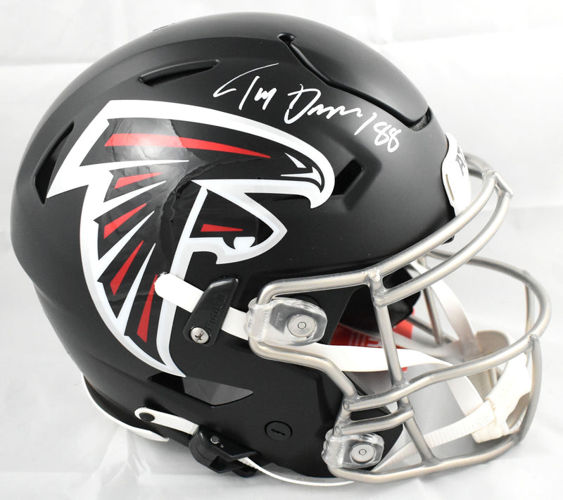 Tony Gonzalez Autographed Atlanta Falcons Riddell SpeedFlex Authentic Helmet
