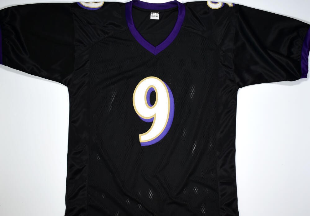 Justin Tucker Signed Baltimore Ravens Black Custom Jersey