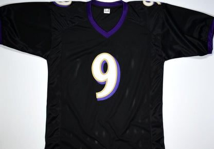 Justin Tucker Signed Baltimore Ravens Black Custom Jersey