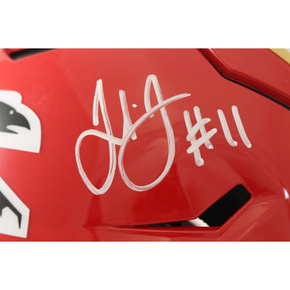Julio Jones Signed Atlanta Falcons SpeedFlex Throwback Helmet