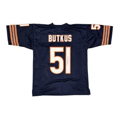 Dick Butkus Signed Chicago Bears Custom Jersey